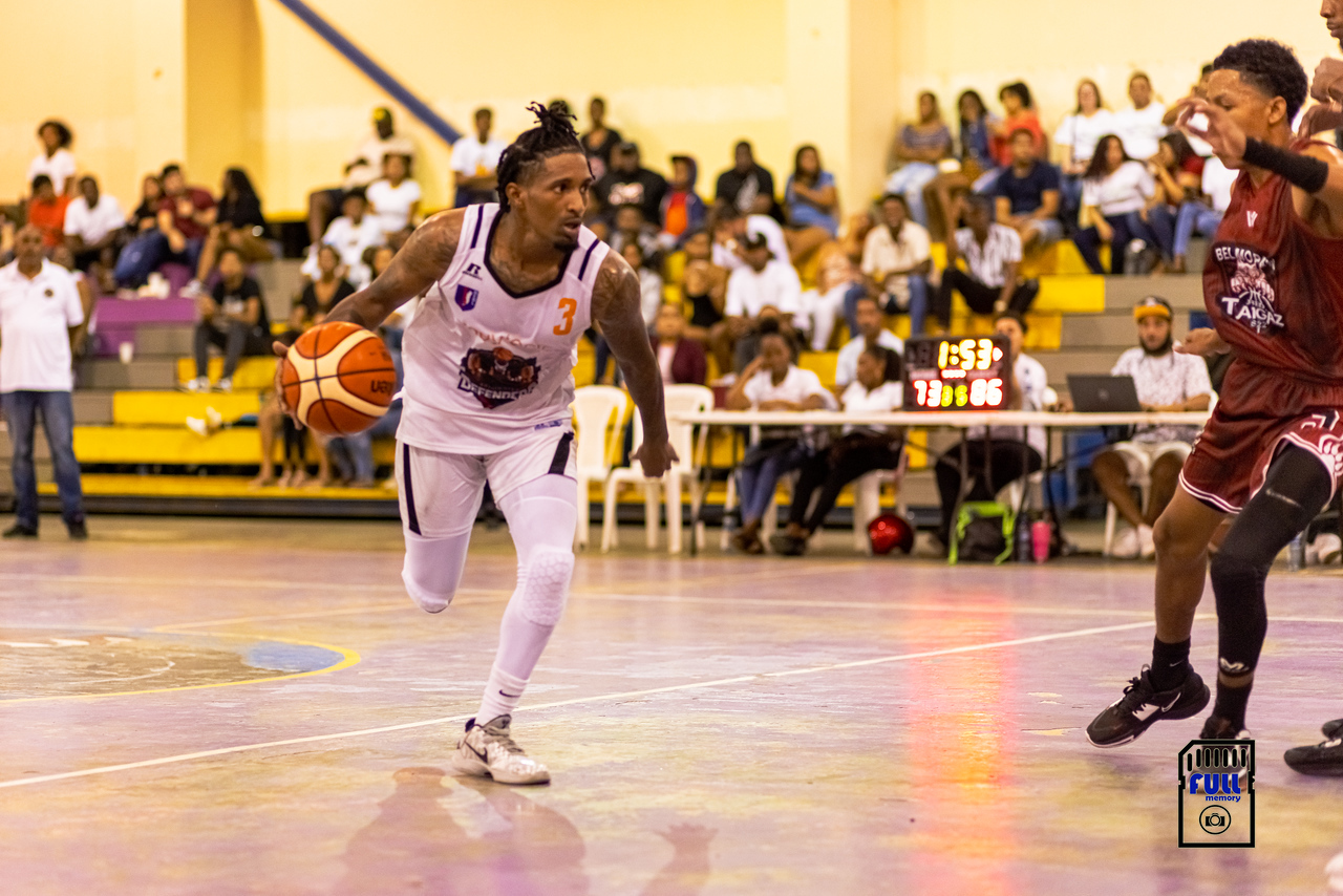 Myke dribbling during game